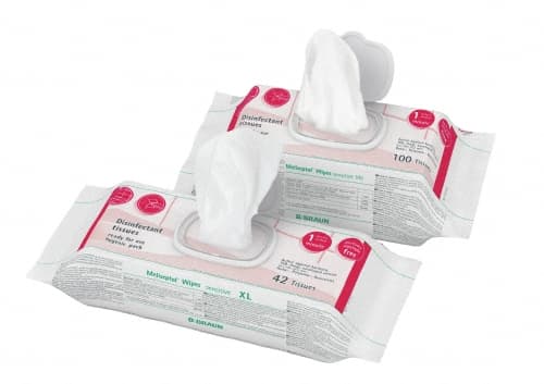 Meliseptol Wipes sensitive XL and 100-Product picture Flowpacks open